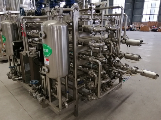 15s Serilizing Tubular Type UHT Sterilizer Machine 0.1ton Per Hour