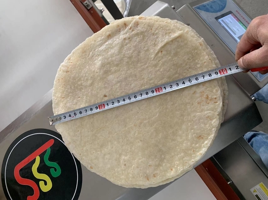 Volledig automatische makkelijke werking Tortilla productielijn / deeg maken met 10 inch diameter output