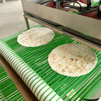 304 Stainless Steel Tortilla Production Line with 200-300 Pieces/h Capacity for 10-12 Inch Tortillas