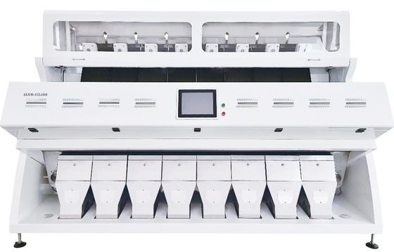 SSS 6 Chute 384 Kanaals Kleuren sorteermachine met hoge output voor granen met een capaciteit van 5-6 ton/uur