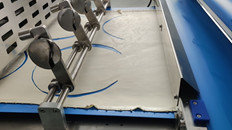 Stalen lavash broodmachine met 800-1500pcs/h capaciteit voor ronde of rechthoekige vormen