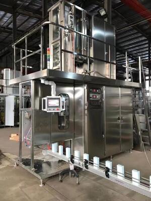 Aseptische Kartonvulling Verticale Verpakkingsmachine Met PLC Touchscreen