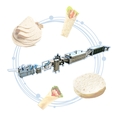 Arabische het Broodtortilla die van de taco'schapati Machineroestvrij staal maken