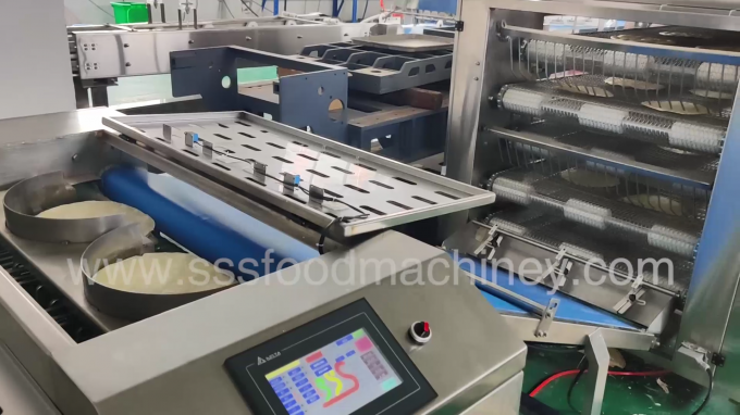 Laag Energie Hoge Snelheid 2000 stuks/u Tortilla Maker Machine 10